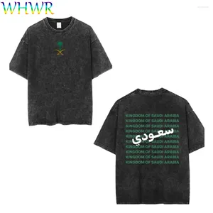 T-shirts pour hommes T-shirt de la fête nationale saoudienne 23 septembre 1932 T-shirts Été Vintage Roi d'Arabie T-shirts Y2k T-shirt Streetwear