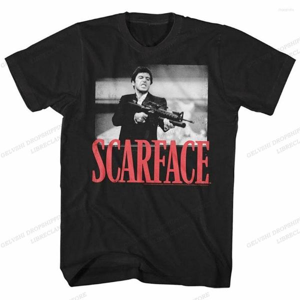 Hommes t-shirts Scarface chemise hommes mode T-shirt coton T-shirt été hommes Tony Montana garçons T-shirt surdimensionné Homme hauts femmes