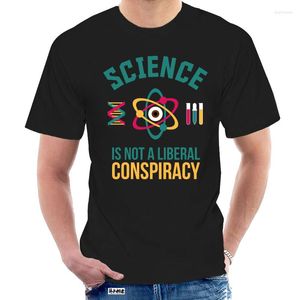 Camisetas para hombre, camisa de ciencia, conspiración Liberal, química, física, cienciología, política, Geek político 8572Z