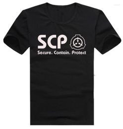 T-shirts pour hommes SCP procédures de confinement spéciales fondation Costume t-shirt Super naturel chemise t-shirt