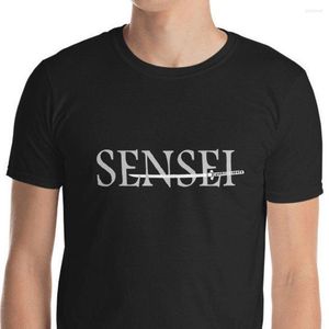 T-shirts pour hommes Sensei Chemise Cadeau Japanische Kunst Aikido Kendo Karaté Judo Sumo Iaido Kenjutsu Iaijutsu Goju Ruy Sokan Kyokushin Jiu Jitsu