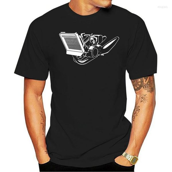 T-shirts pour hommes Chemise 2023 - Hip-Hop Simple Splicing Tee Tops Rz350 Lc Tz250 Moteur à deux temps Inspiré de la moto