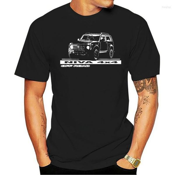 T-shirts pour hommes Chemise 2023 Lada Niva Off Road 4X4 Russsische Car Suv Est Men Funny Summer