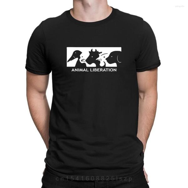 Camisetas para hombre Camiseta Alf Animal Liberation Front Rights Activist Character Crazy Gents O Neck Summer Style Letter