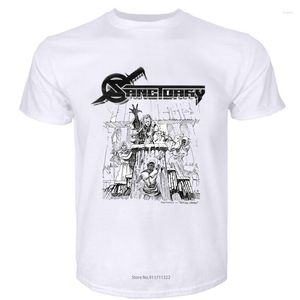 Hommes t-shirts chemise hauts noirs pour hommes sanctuaire refuge refusé jamais plus métal église HELSTAR été t-shirt grande taille goutte