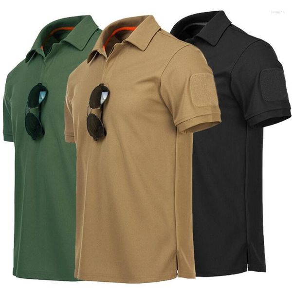 Hommes T-shirts Chemise Hommes Causal Été Séchage Rapide Respirant T-shirt Mâle Militaire En Plein Air Chasse Randonnée Camping Escalade Tee 4XL