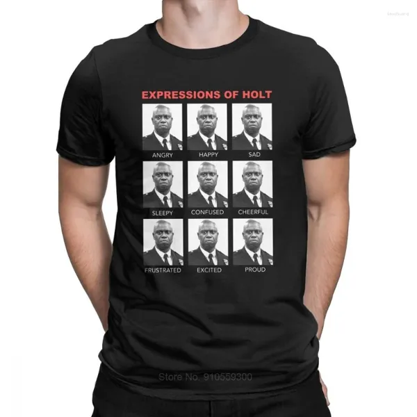 T-shirts pour hommes chemise hommes Expressions de Holt hauts Cool Brooklyn Nine 99 t-shirts classiques à manches courtes vêtements coton T-Shirt à col rond