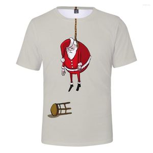 Heren t shirts shirt heren vrouwen kerstmis casual zomer korte mouwen 3d tops geschikte mode meisje jongen tees