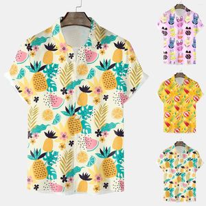 Heren t shirts shirt pack microvezel tee voor mannen casual korte mouw lente zomer turndown nek 3D geprinte schuim slipper