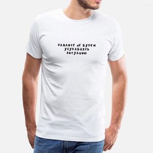 T-shirts pour hommes chemise d'été décontracté Mem's manches courtes col rond lettre imprimé hauts