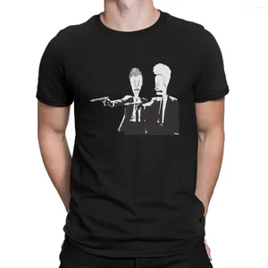 T-shirts pour hommes tir coton fou T-Shirt col rond Beavis et Butthead t-shirts à manches courtes hauts idée cadeau