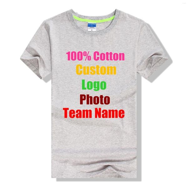 Camisetas de manga corta para hombre, camiseta personalizada con logotipo de Po impreso, camiseta Unisex de algodón elástico Punk Hip Hop, camisetas para niño, camisetas 3XL