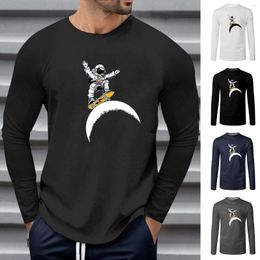 T-shirts pour hommes à manches courtes col rond chemise haut respirant dessin animé surf impressions drôles hommes plaine pour homme