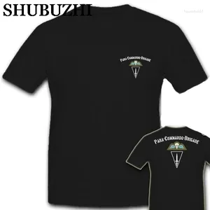 T-shirts pour hommes Shubuzhi vêtements de marque d'été Para Commando Brigade Belgische parachutiste Heer Einheit-chemise nouveauté