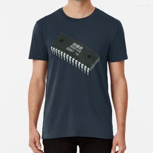 Mannen T Shirts Sid Chip T-shirt C64 Commodore 64 Computer Retro 8bit 8 Bit Chiptune Cbm Grappige Hoge Kwaliteit afdrukken Casual Cotto