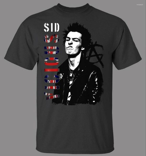 Camisetas para hombre, camiseta Sid Vicious, camiseta de algodón, ropa de calle de moda, 11 colores para hombre 0349Q