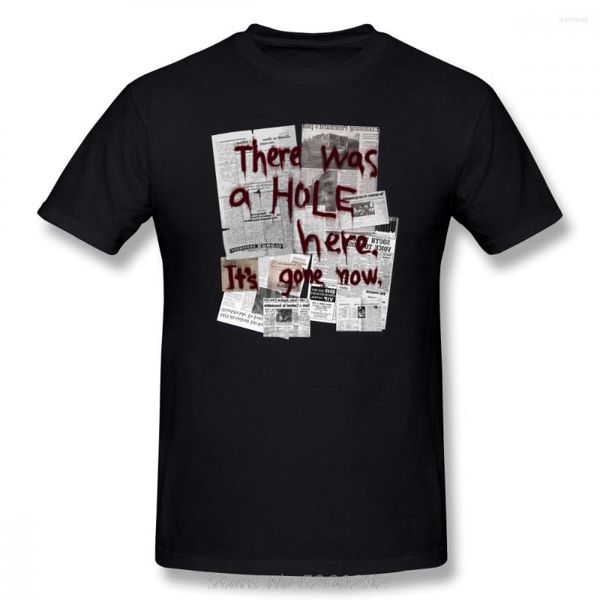 T-shirts pour hommes chemise Silent Hill il y avait un trou ici c'est parti maintenant T-Shirt été coton graphique T-shirt à manches courtes hommes T-shirt