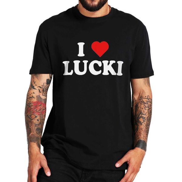 T-shirts pour hommes Simone I Love Lucki T-shirt Musique À La Mode T-shirt Décontracté Tops Taille UE 100% Coton AA230310