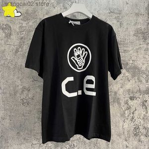 T-shirts pour hommes Simple Casual Téléphone Mobile Impression Cav Empt C.E T-Shirt Hommes Femmes 100% Coton Noir Cavempt Tee Manches Courtes À L'intérieur Tags T230602