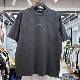 T-shirts pour hommes simples chemises cercle brodées