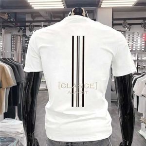 T-shirts pour hommes Simple manches courtes pour hommes 2023 été nouveau coton hommes demi-manches vêtements en vrac beau T-shirt assorti J240120