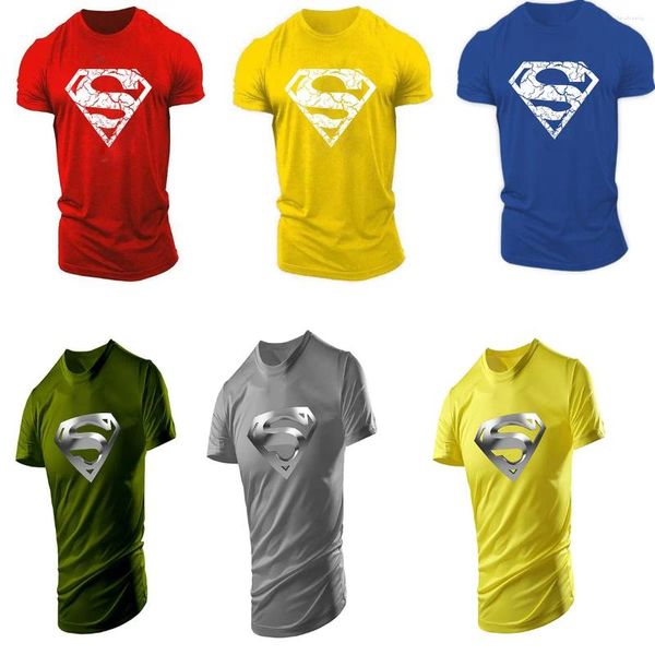 T-shirts pour hommes Simple Summer Fashion Chemise imprimée Confortable Adulte Col Raglan Manches courtes Multi Casual Jeunes Tendance vibrante