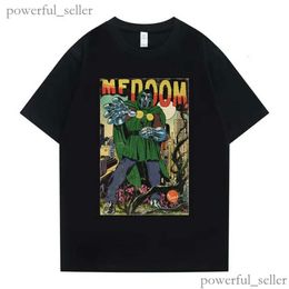 T-shirts pour hommes Singer MF Doom Madlib Madvillain T-shirt graphique double face Tops Homme Lâche Hip Hop T-shirt Hommes Femmes Polaire Coton T-shirts 230607 987