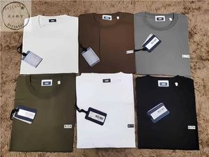 T-shirts masculins six couleurs petit tee 2022SS hommes femmes colorant d'été T-shirt de haute qualité tops box fit short manneve ha