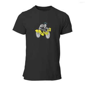 Hommes de T-shirts Squelette Vélo Cyclisme Sports Imprimer En Gros Vêtements Drôle À Manches Courtes Anime Hommes Vêtements 6350
