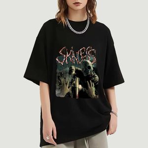 Heren T-shirts Skinless Death Metal T-shirt Trample The Weak Muziekalbum T-shirt Heren Dames T-shirts Hiphop Streetwear Zomer T-shirt Katoen J230731