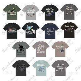 T-shirts voor heren Schedel Y2k Straatfotografie Dames T-shirt Veelzijdige kleding Internet Beroemdheid Anime Lovers College Hoge kwaliteit Tiener T230928