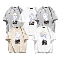 T-shirts pour hommes Slam Dunk Japonais Anime Streetwear T-shirt unisexe Mode La première équipe Xiangbei Harajuku Casual Vêtements pour hommes Cartoon Tee 230413
