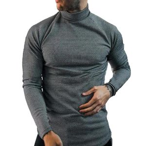 T-shirts pour hommes T-shirt mince Street Wear Sweatshirts Tops Blouse Top All Match Bonne qualité Slim-Fit pour l'hiver Casual Pull