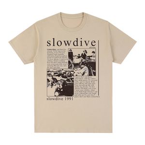 T-shirts pour hommes Slowdive Alison 1991 T-shirt Vintage Tour des années 90 T-shirt en coton classique pour hommes TEE TSHIRT Womens Tops Unisex 230422