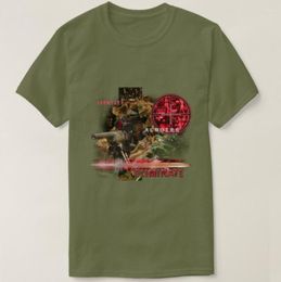 Camisetas de hombre francotirador identificar adquirir eliminar hombres camiseta de manga corta Casual algodón cuello redondo camisa de verano