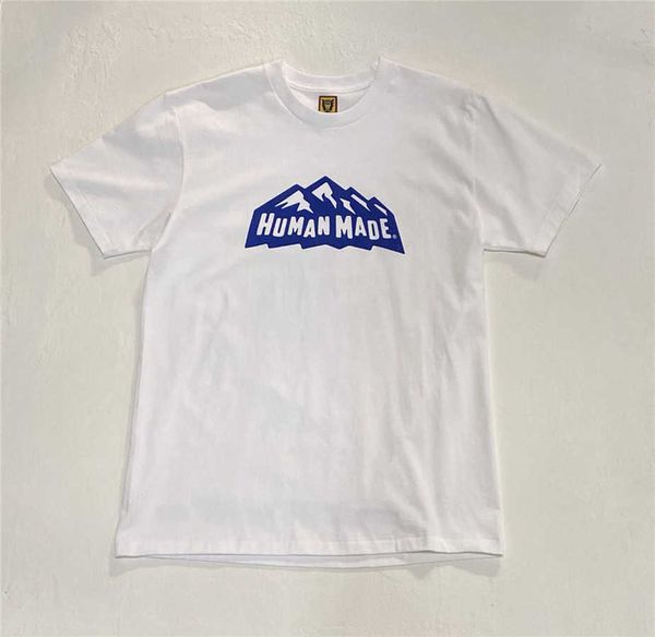 T-shirts pour hommes Snow Mountain HUMAN MADE T-shirt Hommes Femmes Top Tees Skateboard t-shirt harajuku hommes cloing G230301