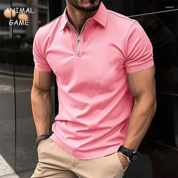 T-shirts pour hommes Polo couleur polo