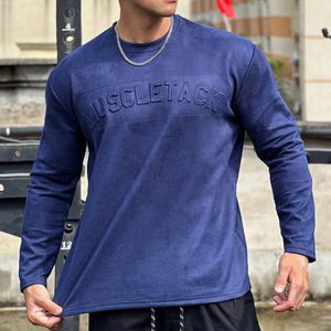 Heren T-shirts Effen Kleur Ronde Hals Suede Ademend Zweet Pullover Basiskleding Rond Nachthemd Pack Turtle Tee