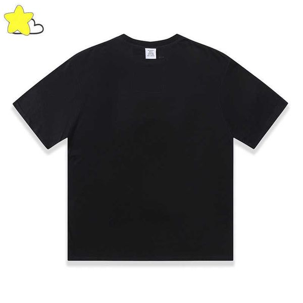 T-shirts pour hommes Couleur unie Simple Petit Vetements brodés T-shirt Hommes Femmes Casual Lâche Noir Blanc VTM T-shirt à manches courtes à l'intérieur des étiquettes G230309