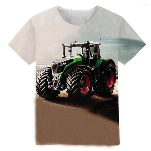 T-shirts pour hommes SONSPEE nouveauté Streetwear enfant tracteur camion impression 3D Harajuku T-Shirts bébé décontracté à manches courtes garçon fille vêtements