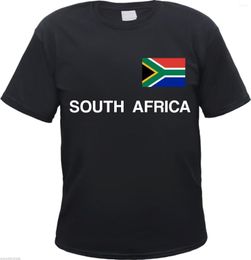 Heren T-shirts Zuid-Afrika T-shirt - Vlagdruk S tot 3XL Zwart Cape Town