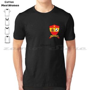 T-shirts pour hommes Espagne Fan de l'équipe nationale de football 2022 100% coton Hommes et femmes T-shirt de mode doux Football Espagne 2022 Football Espagne