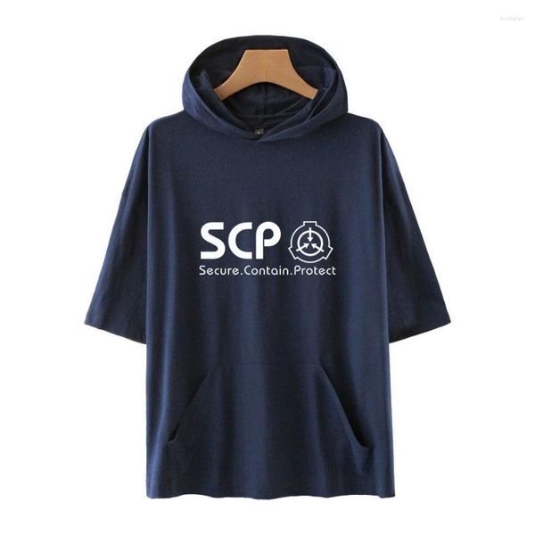 T-shirts pour hommes Procédures de confinement spéciales Mode Scp Foundation Hoodies Femmes / hommes Vêtements T-shirt à manches courtes surdimensionné Chemise décontractée