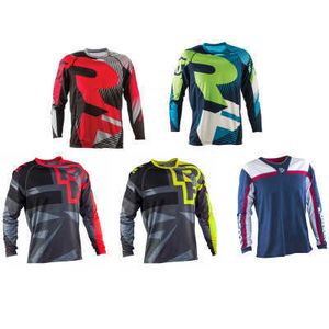 T-shirts pour hommes Combinaison de descente de vitesse Combinaison de cyclisme Haut à manches longues Hommes Été VTT Vêtements de moto tout-terrain Costume de course