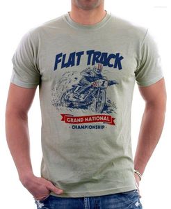 Camisetas para hombres Speedway Plaza plana motocicleta Ama Pro Grandnational Zinc Camiseta impresa 9143