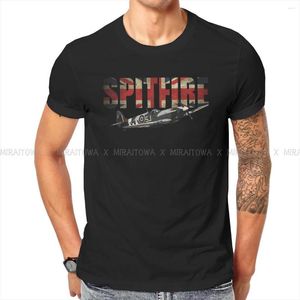 Heren T-shirts Spitfire T-shirt Supermarine Union Jack Uk Flag Individualiteitsshirt Original Streetwear Trend