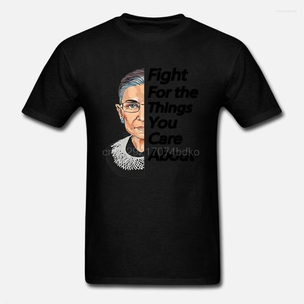 T-shirts pour hommes T-shirt sport gris RBG Ruth Bader Ginsburg Lutte pour les choses qui vous tiennent à cœur