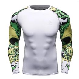 T-shirts pour hommes Sports Style Men Cody Ludin Swimming Surfing Rashguard Protection Sun Protection Long Manche à manches longues Jiu Jitsu Compression T-shirts