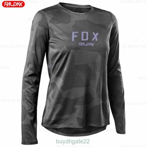 T-shirts pour hommes Équipe de sport Maillot de vélo de montagne Femmes Descente Raudax Fox Chemise VTT Cross Country Sweat-shirt ON2B