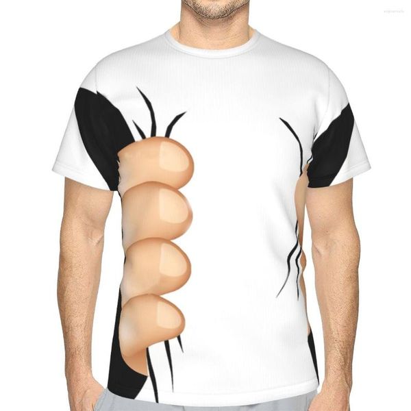 T-shirts pour hommes Squeeze Funny O Neck Polyester TShirt Classic Thin Shirt Hommes Vêtements Mode